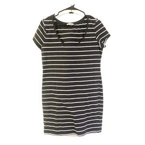 H&M Striped T-shirt Dress